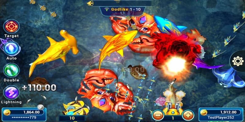 Bongvip - Thế giới chơi Fishing War đồ họa 3D siêu sống động
